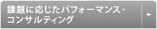 課題に応じたパフォーマンス・コンサルティング